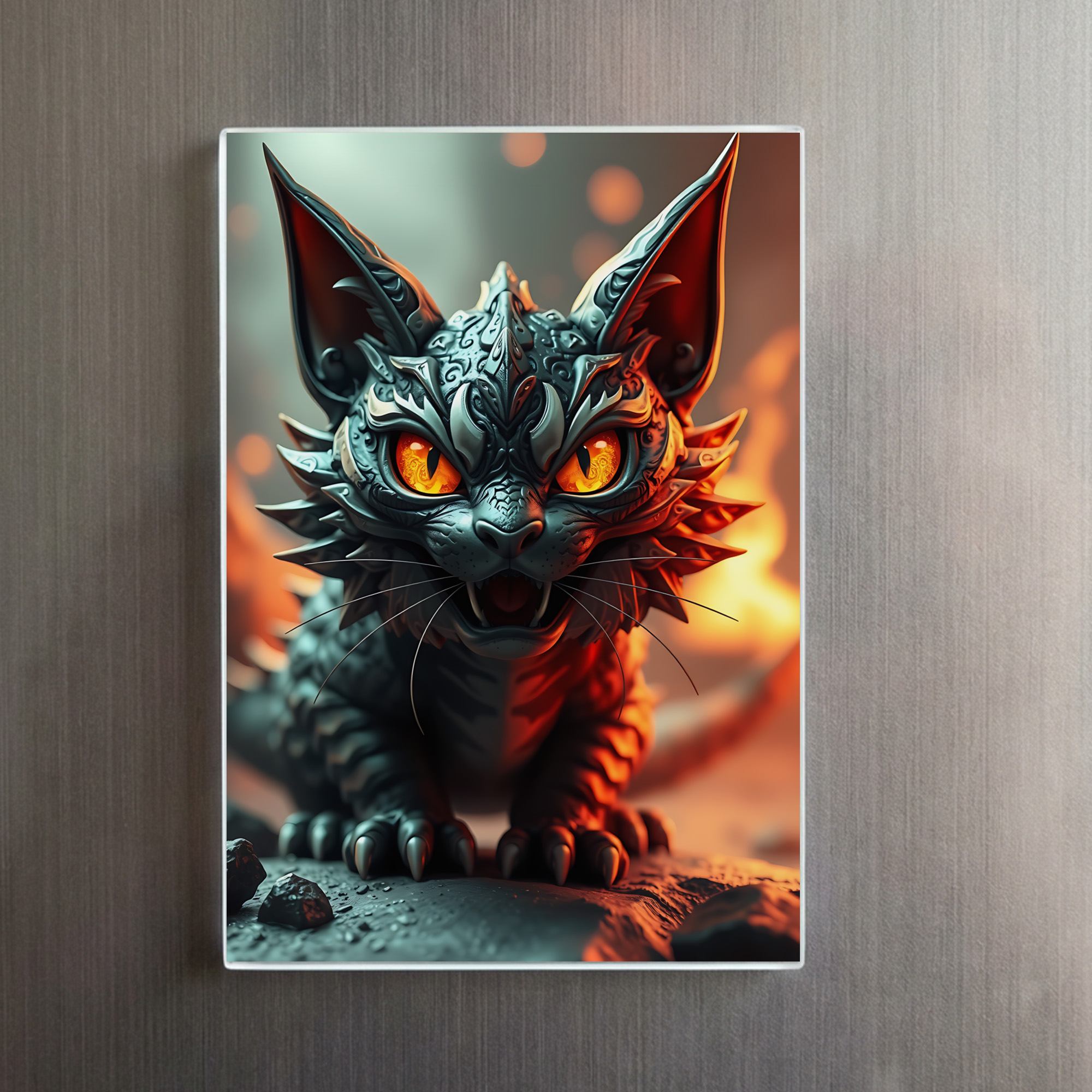 raxxa Glas-Magnet: Tiamat the Dragon Cat – Image 2