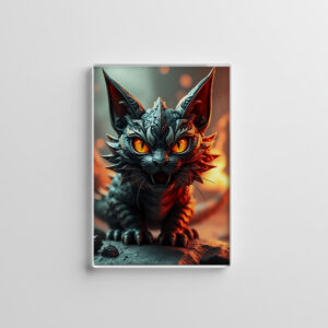 raxxa Glas-Magnet: Tiamat the Dragon Cat