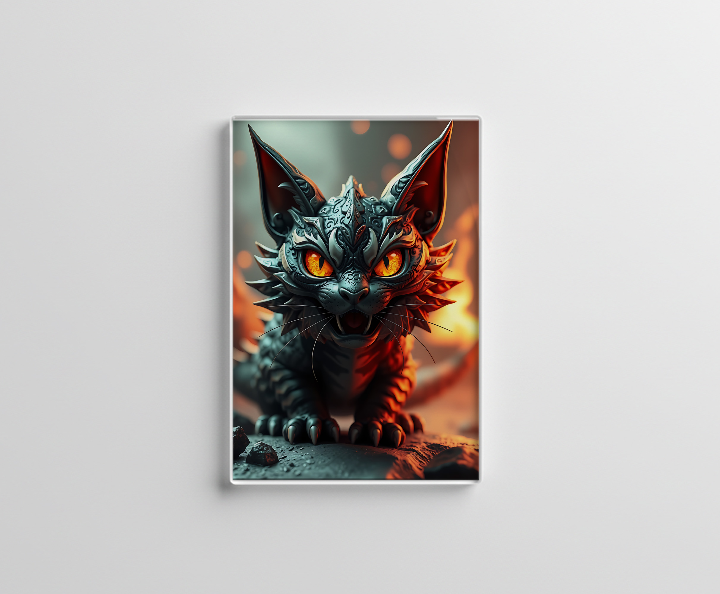 raxxa Glas-Magnet: Tiamat the Dragon Cat