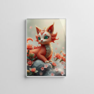 raxxa Glas-Magnet: Tiamat the Dragon Cat