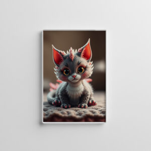 raxxa Glas-Magnet: Stoorworm the Dragon Cat