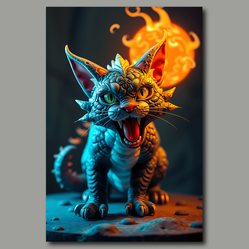 raxxa Canva: Mayland Long Dragon cat - Image 2
