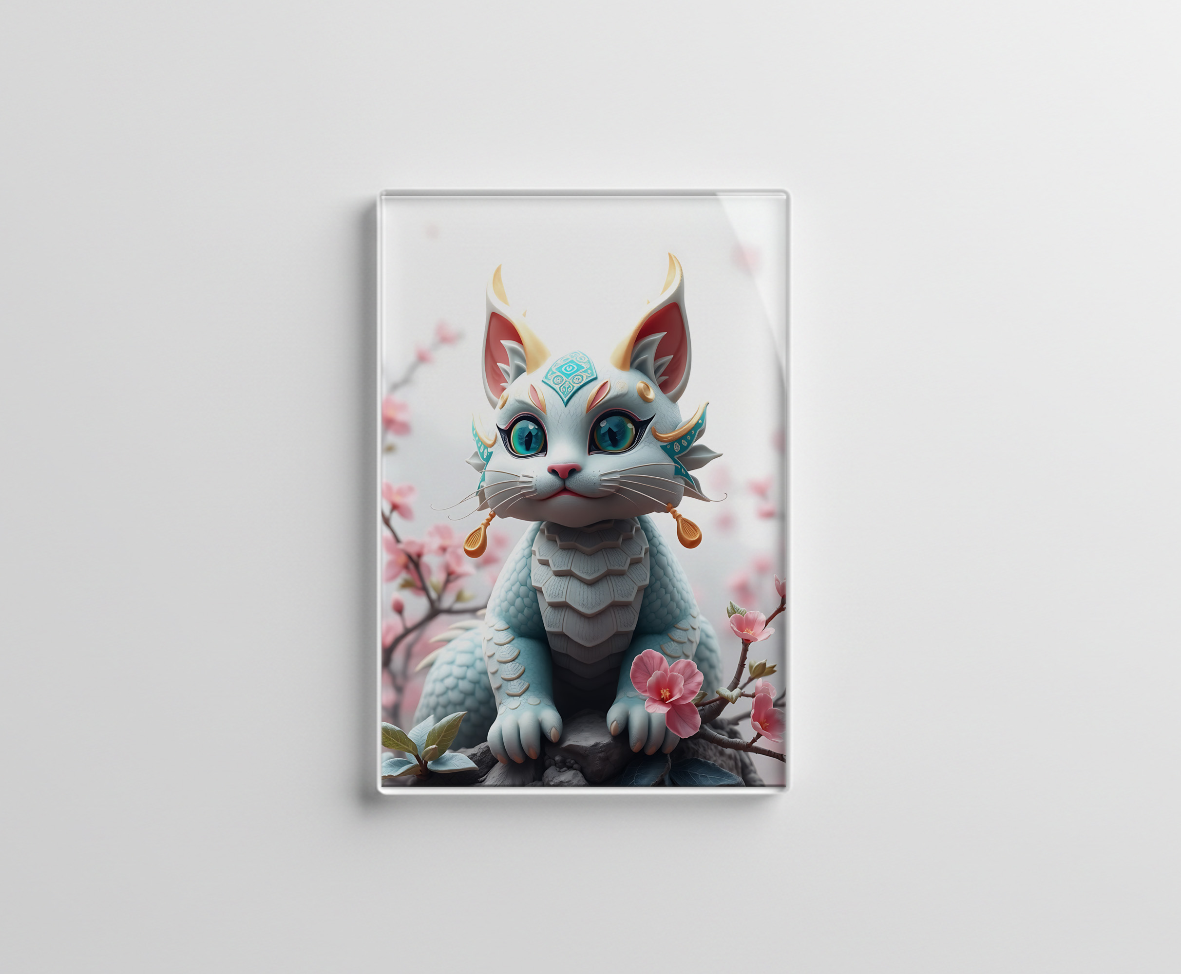 raxxa Glas-Magnet: Fafnir the Dragon Cat