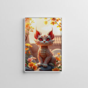 raxxa Glas-Magnet: Ladon the Dragon Cat