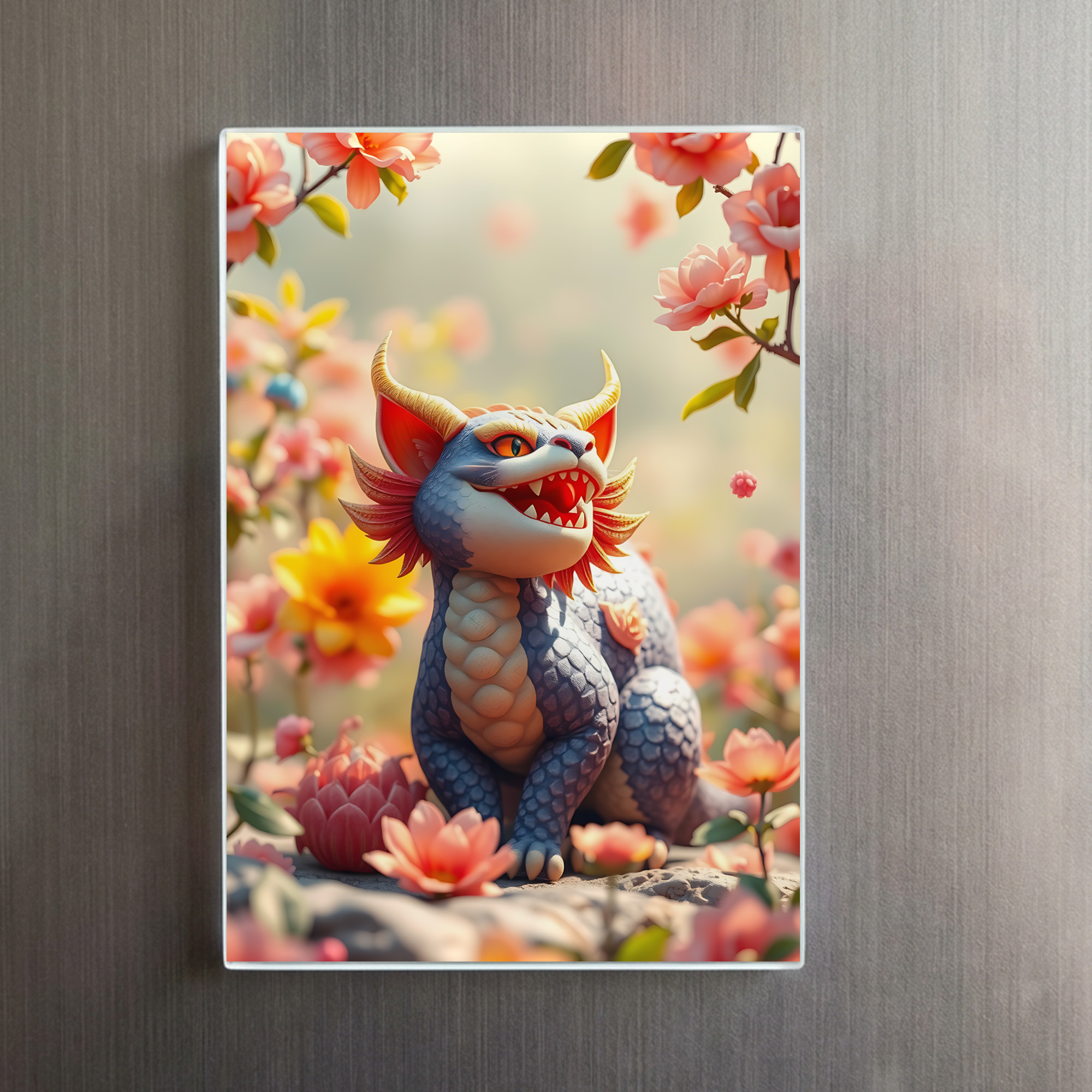 raxxa Glas-Magnet: Glaurung the Dragon Cat – Bild 2
