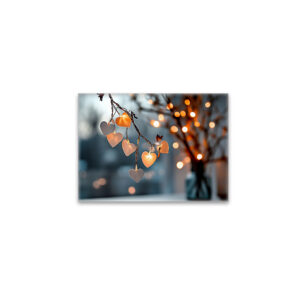 raxxa Glas-Magnet: Lichterketten Herzen