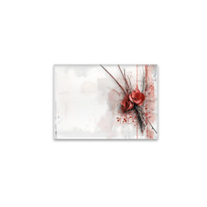 raxxa Glas-Magnet: Moderne Rosen