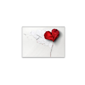 raxxa Glas-Magnet: Origami Herz
