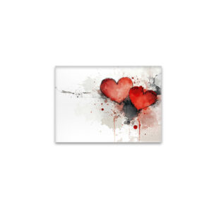 raxxa Glas-Magnet: Aquarell Herzkunst