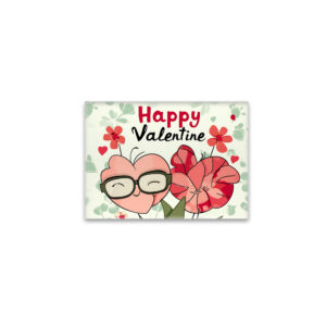 raxxa Glas-Magnet: Herzlicher Valentinstag