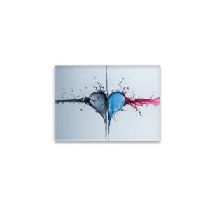 raxxa Glas-Magnet: Wasser Herz