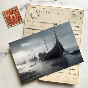 raxxa Postkarte: Vikings ships