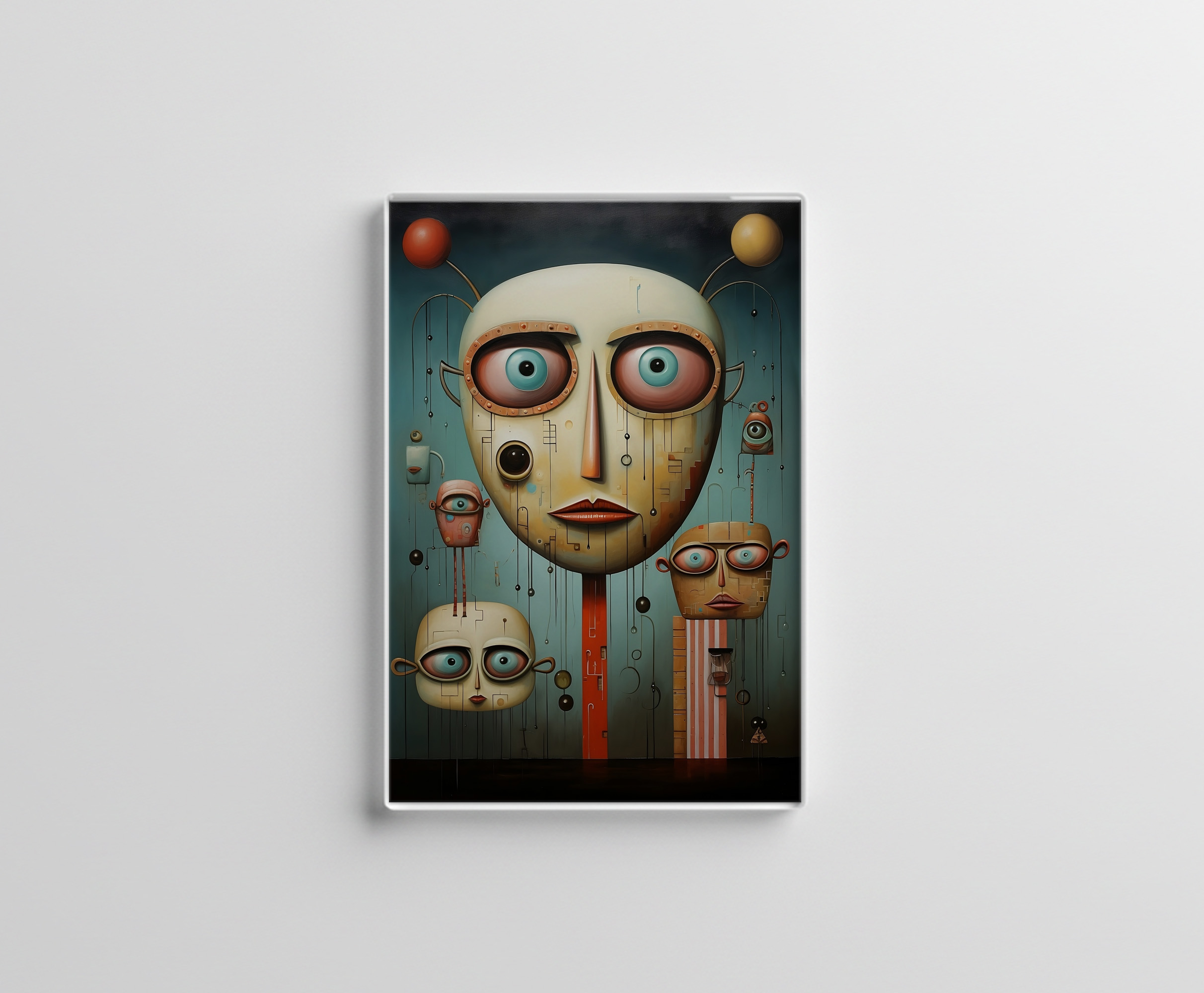 raxxa Glas-Magnet: Whimsical Februar Volume 1