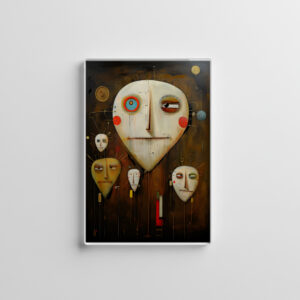 raxxa Glas-Magnet: Whimsical Alarmed 1