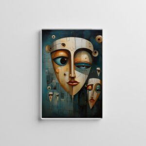raxxa Glas-Magnet: Whimsical Alarmed 3