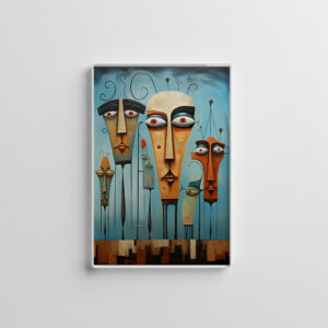 raxxa Glas-Magnet: Whimsical Alarmed 4