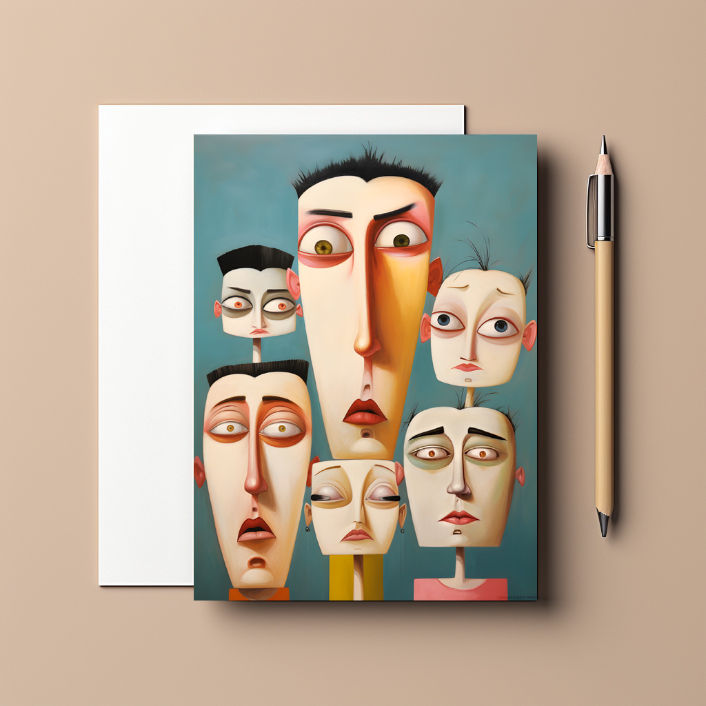 raxxa Postkarte: Whimsical Clueless 1