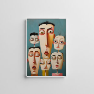 raxxa Glas-Magnet: Whimsical Clueless 1