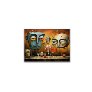 raxxa Glas-Magnet: Whimsical Drink Drunk 2