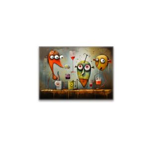 raxxa Glas-Magnet: Whimsical Drink Drunk 3