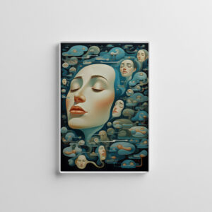 raxxa Glas-Magnet: Whimsical Falling asleep 1