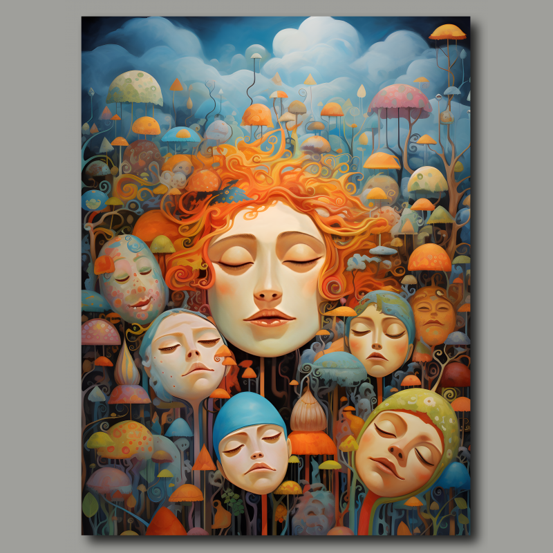 raxxa Canva: Whimsical Falling asleep 2 - immagine 2