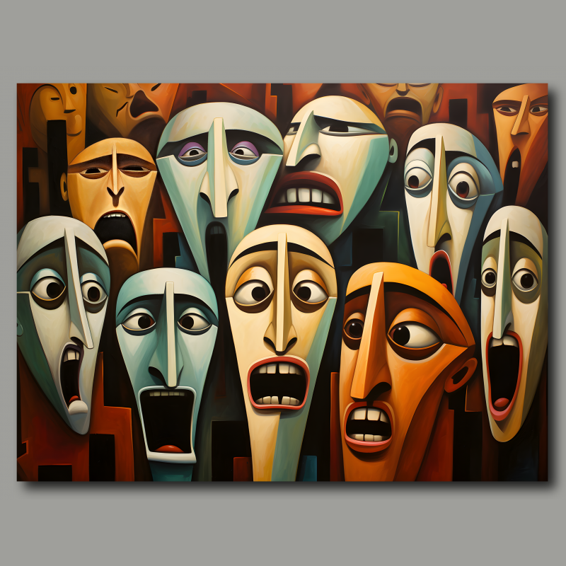 raxxa Canva: Whimsical Fear Concert Emotional 1 - immagine 2