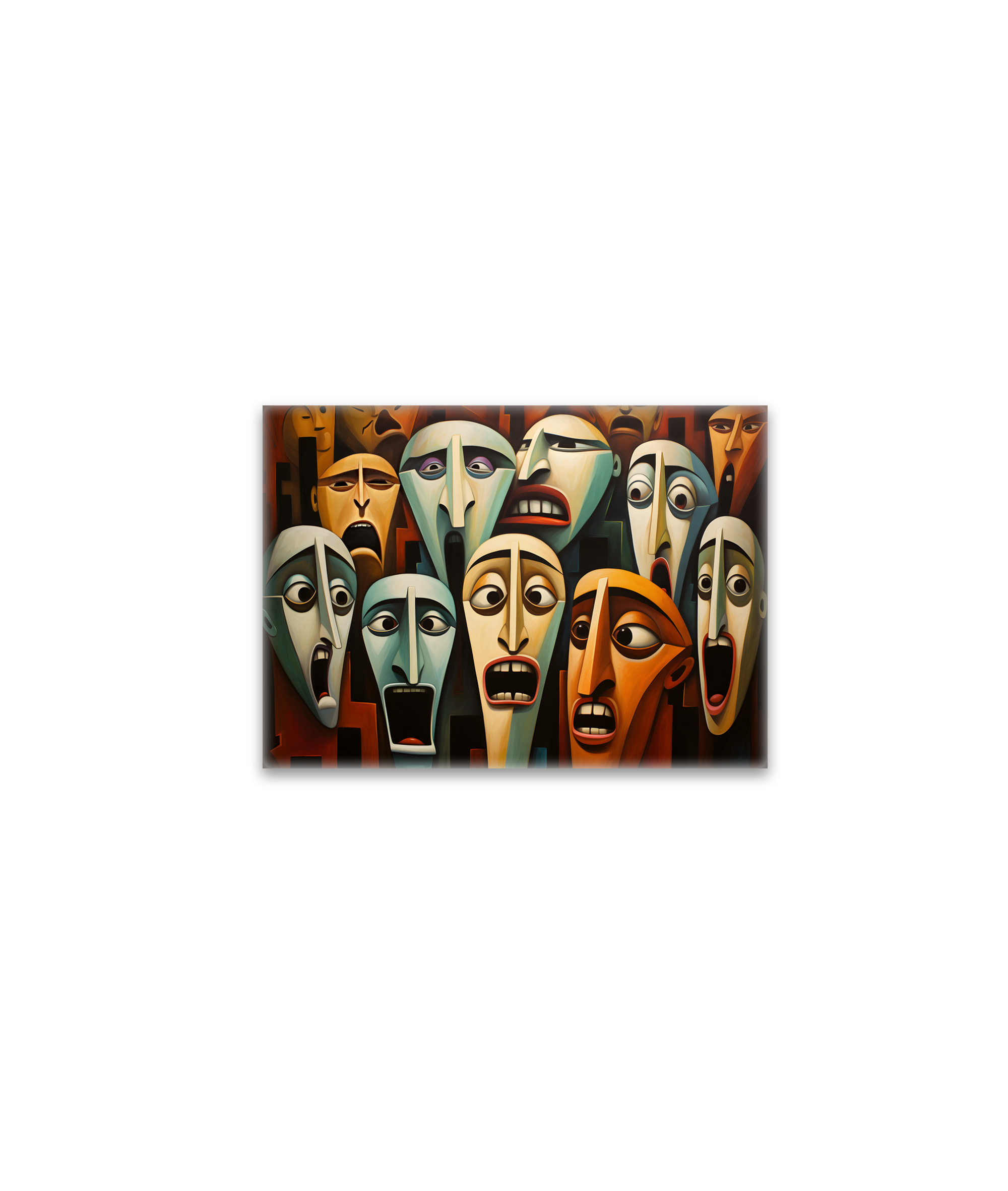 raxxa Glas-Magnet: Whimsical Fear Concert Emotional 1