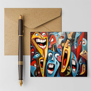 raxxa Postkarte: Whimsical Fear Concert Emotional 2