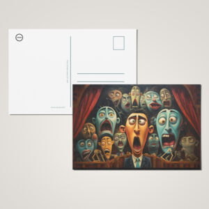raxxa Postkarte: Whimsical Fear Concert Emotional 3