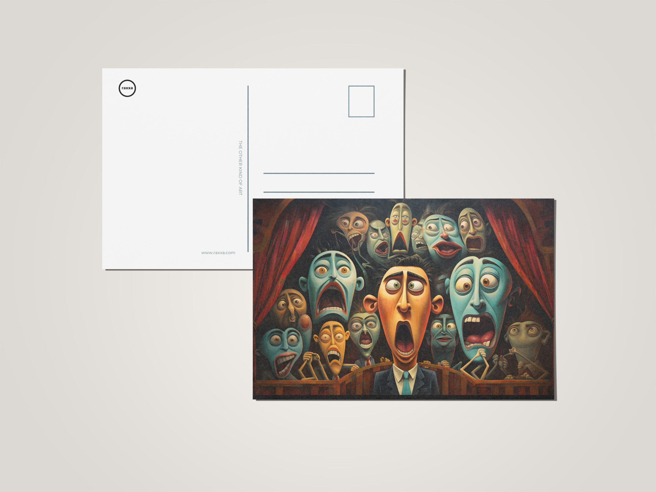 raxxa Postkarte: Whimsical Fear Concert Emotional 3