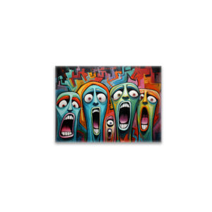 raxxa Glas-Magnet: Whimsical Fear Concert Emotional 4