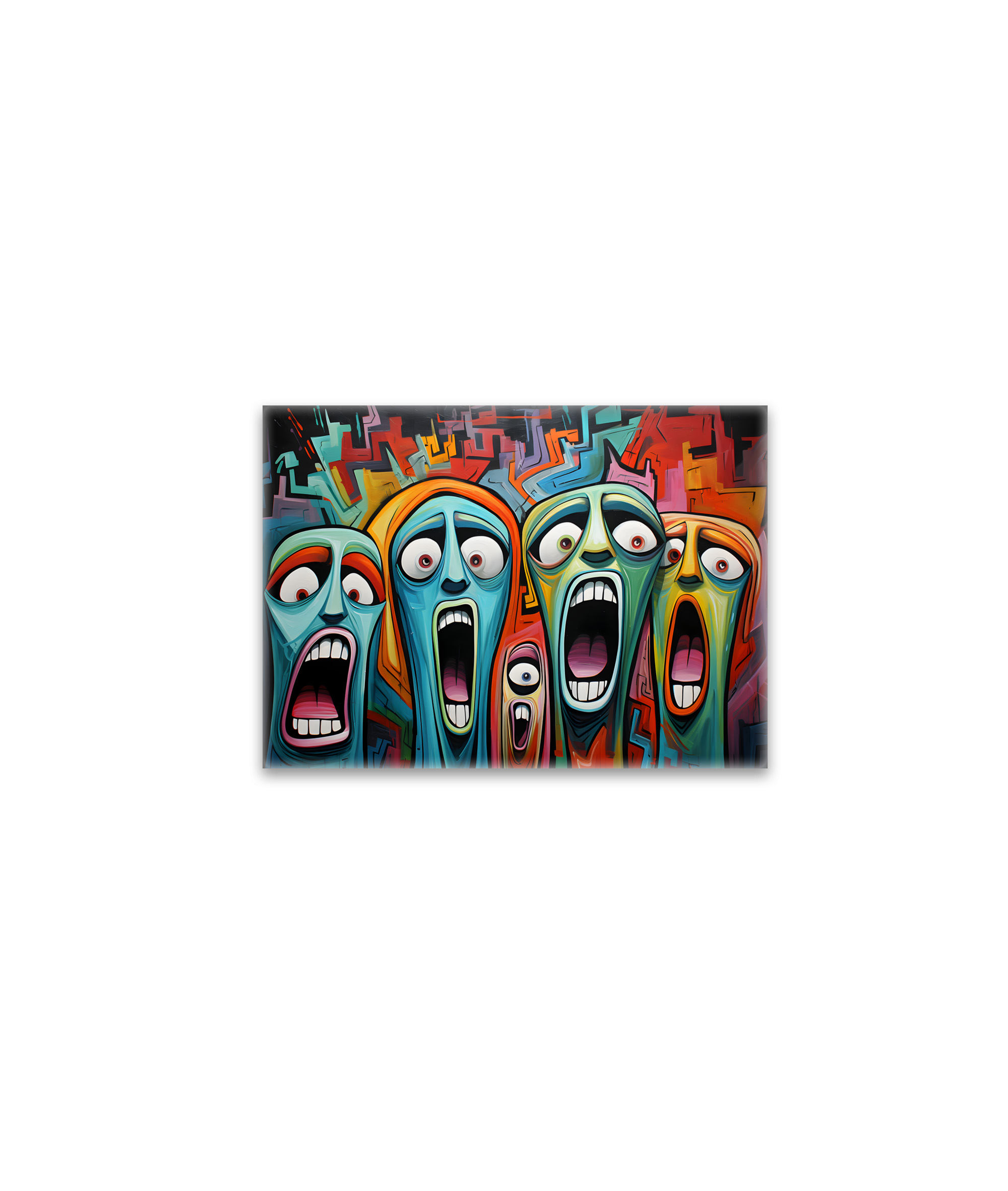 raxxa Glas-Magnet: Whimsical Fear Concert Emotional 4