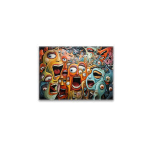 raxxa Glas-Magnet: Whimsical Fear Concert Emotional 5