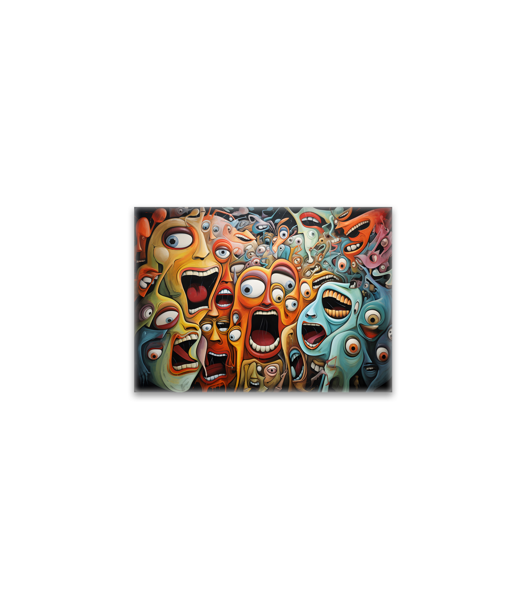raxxa Glas-Magnet: Whimsical Fear Concert Emotional 5