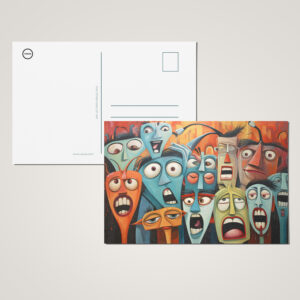 raxxa Postkarte: Whimsical Fear Concert Emotional 6