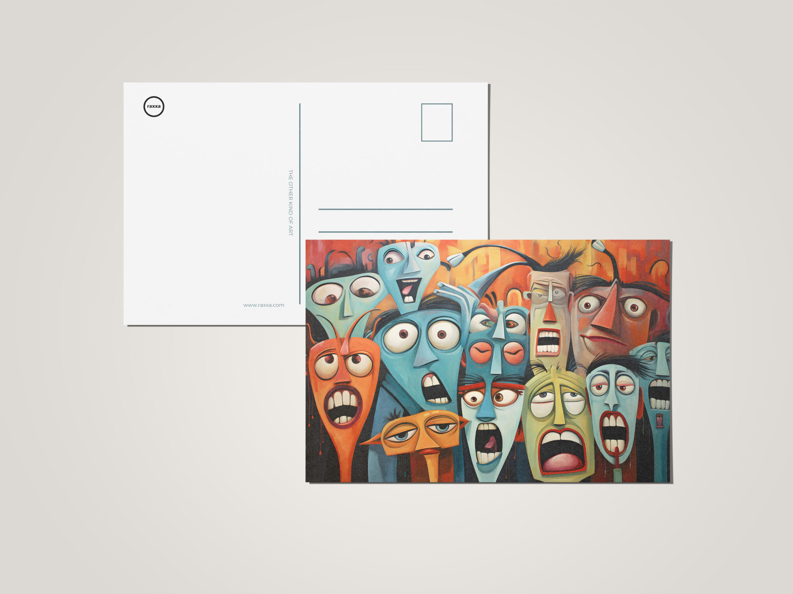 raxxa Postkarte: Whimsical Fear Concert Emotional 6