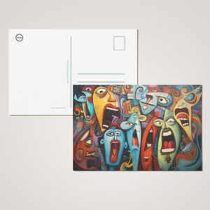 raxxa Postkarte: Whimsical Fear Concert Emotional 8