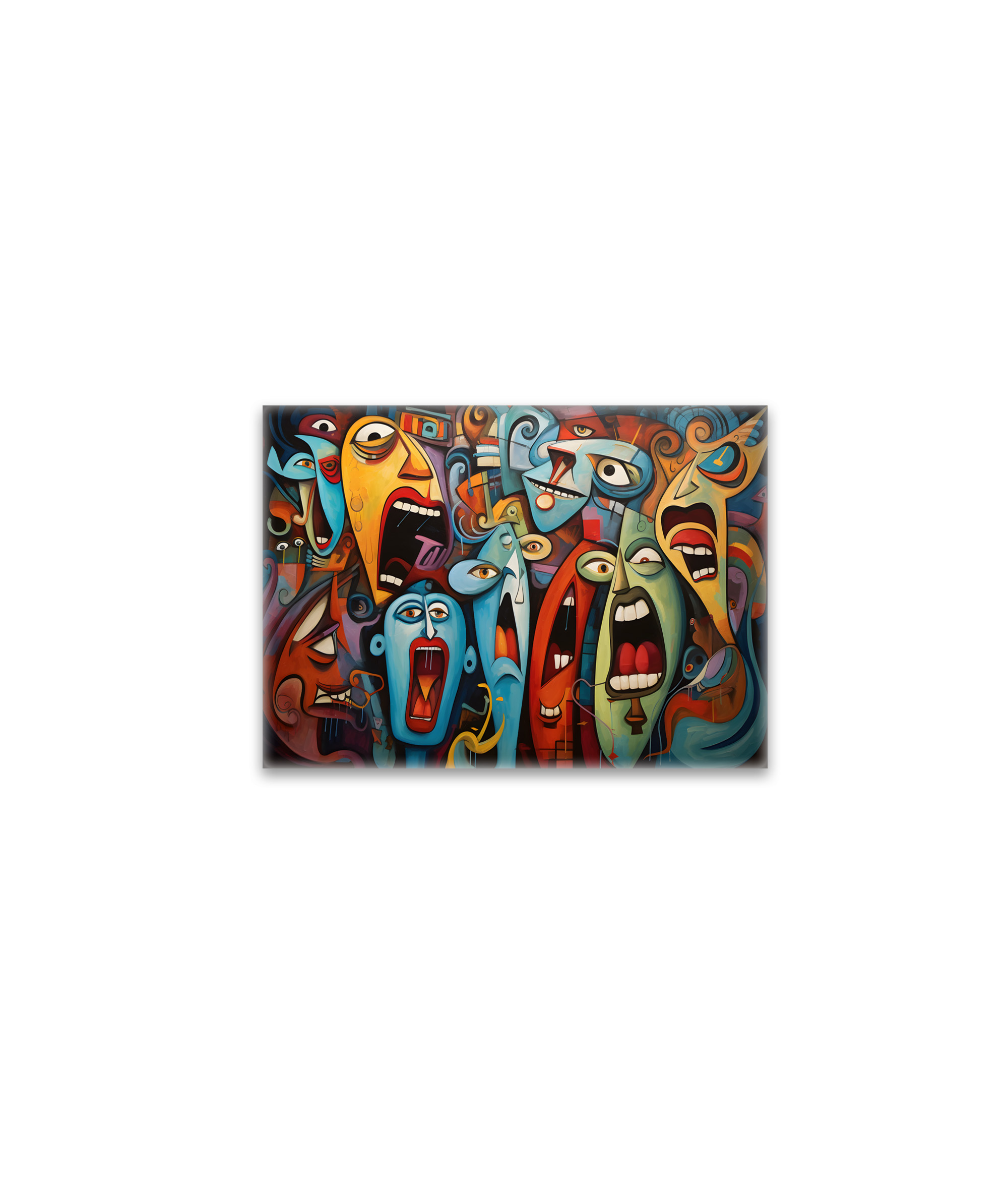 raxxa Glas-Magnet: Whimsical Fear Concert Emotional 8