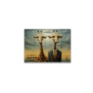 raxxa Glas-Magnet: Whimsical Hey Dude Giraffen