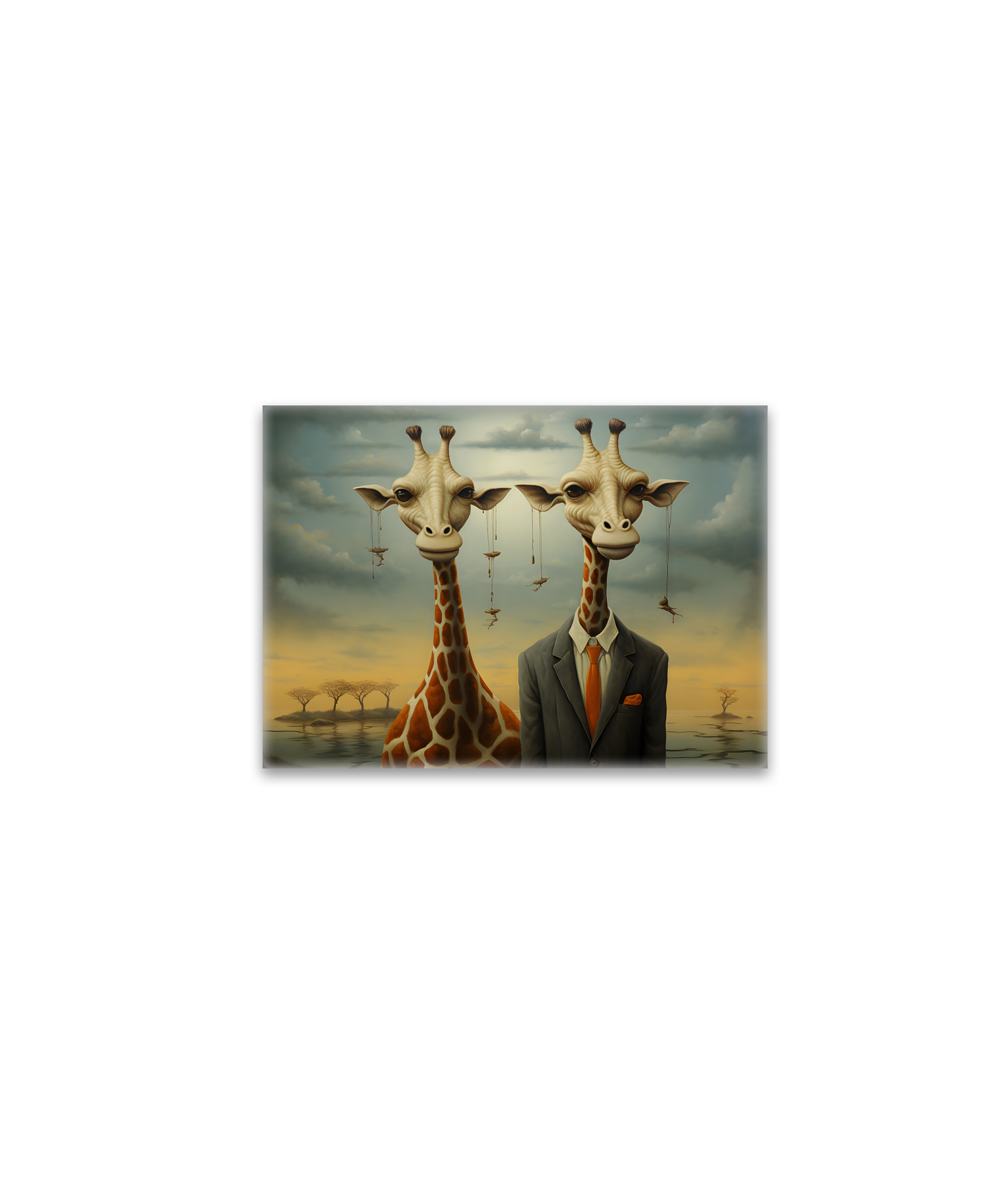 raxxa Glas-Magnet: Whimsical Hey Dude Giraffen