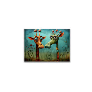 raxxa Glas-Magnet: Whimsical Giraffen