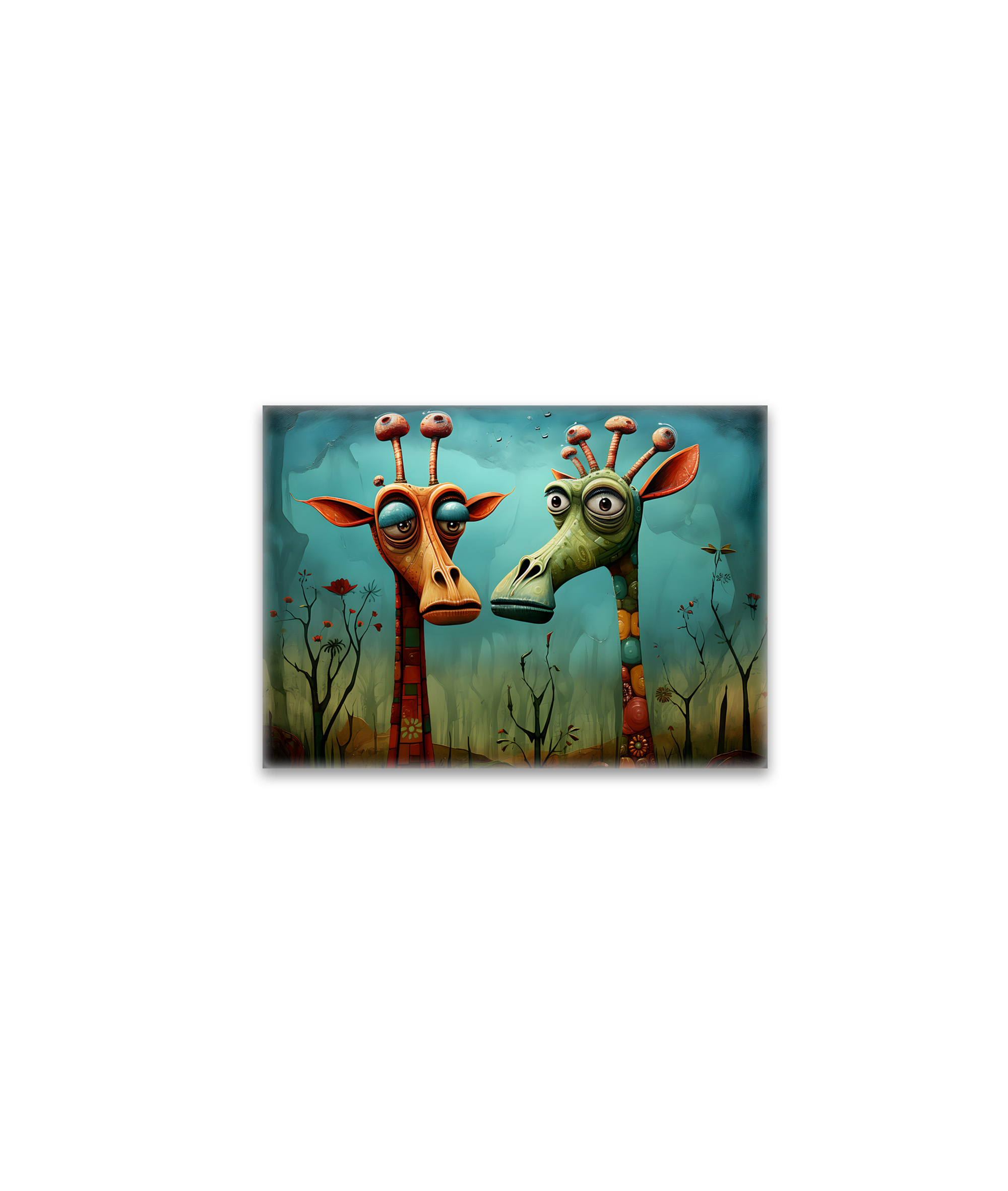 raxxa Glas-Magnet: Whimsical Giraffen