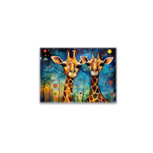 raxxa Glas-Magnet: Whimsical Giraffen im Doppel Pack