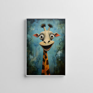 raxxa Glas-Magnet: Whimsical Funny Giraffe