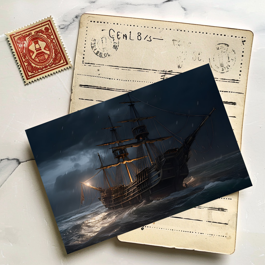 raxxa Postkarte: Stürmiche Nacht