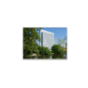 raxxa Glas-Magnet: Dreischeibenhaus in Düsseldorf