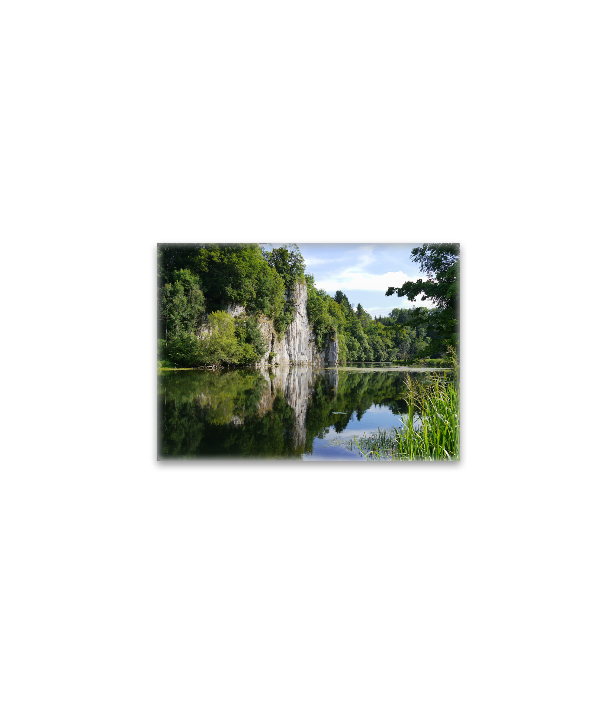 raxxa Glas-Magnet: Felsen an der Donau in Gutenstein