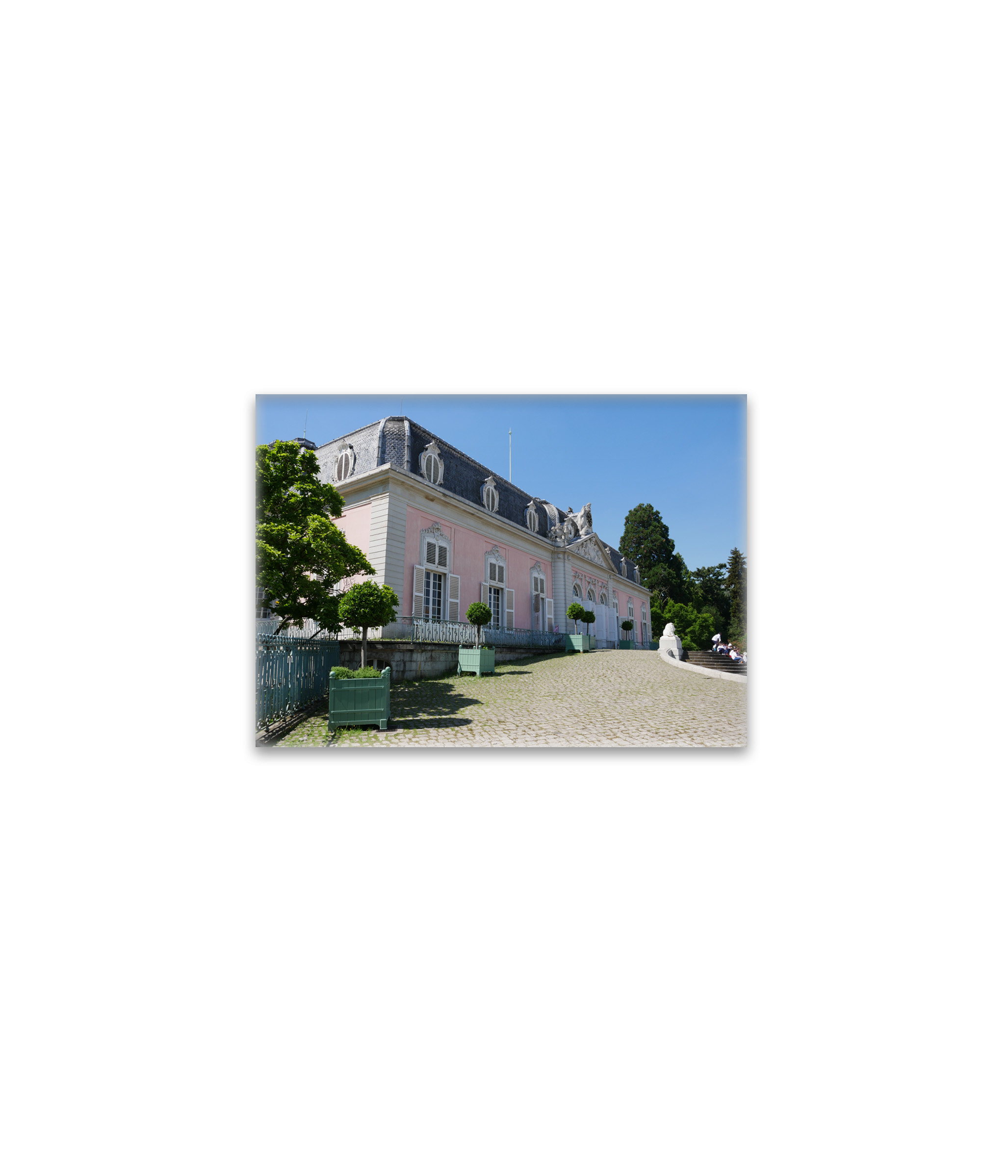 raxxa Glas-Magnet: Schloss Benrath in Düsseldorf