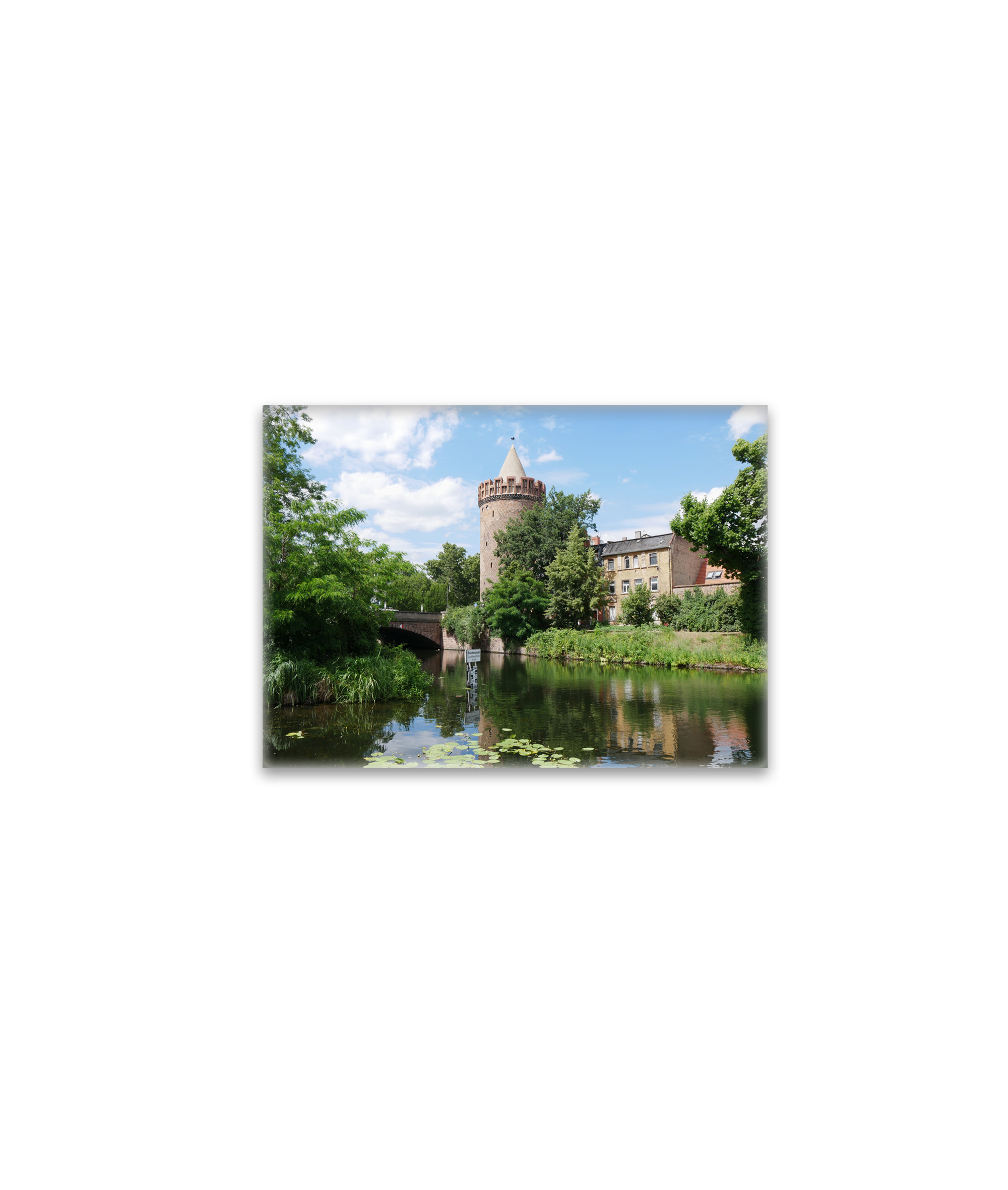 raxxa Glas-Magnet: Steintorbrücke und Steintorturm in Brandenburg an der Havel